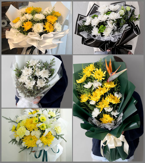 广西梧州万秀区城中办街道白事花束代送